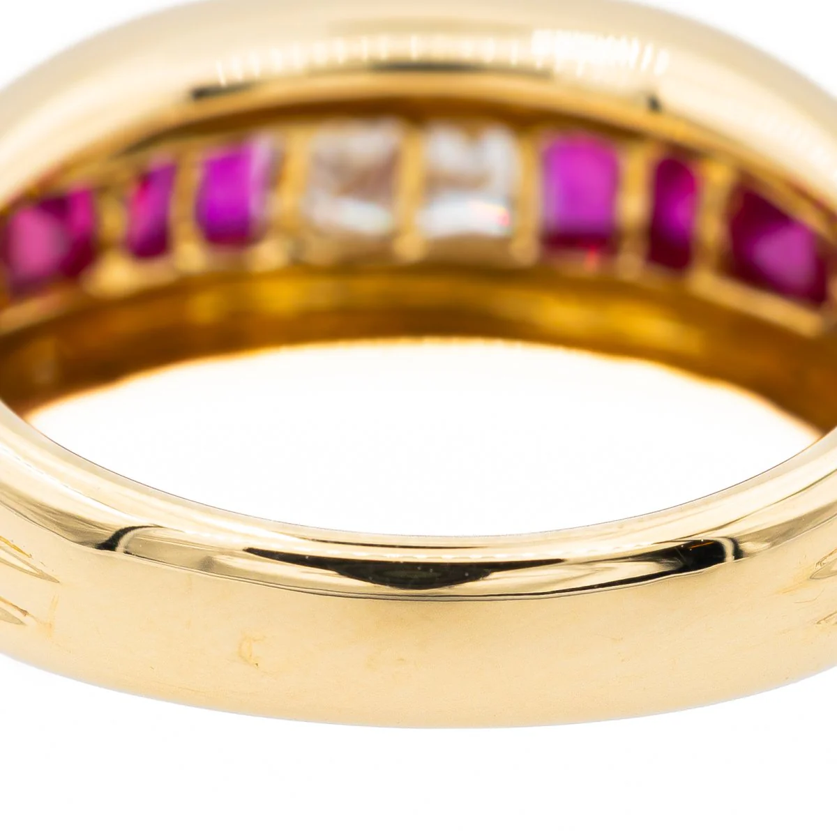 Bague Or jaune Diamant - Image 6