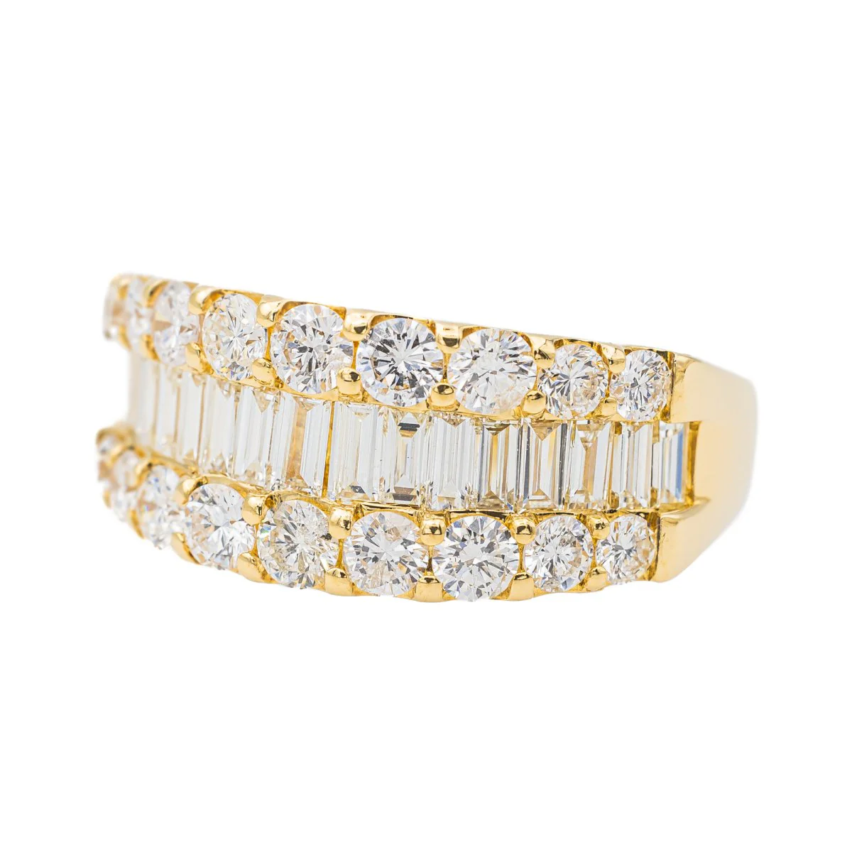 Bague Or jaune Diamant - Image 3