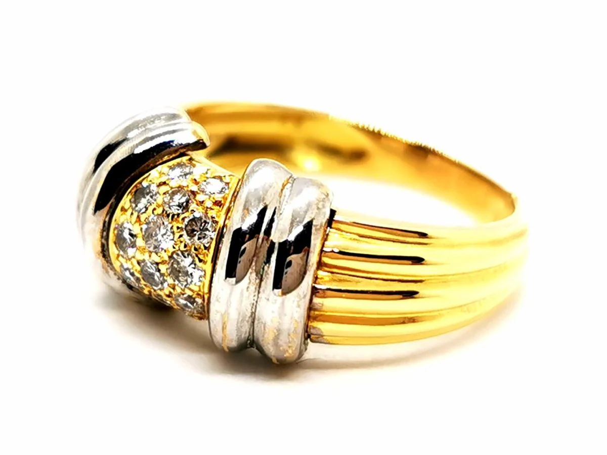 Bague Or jaune Diamant - Image 3