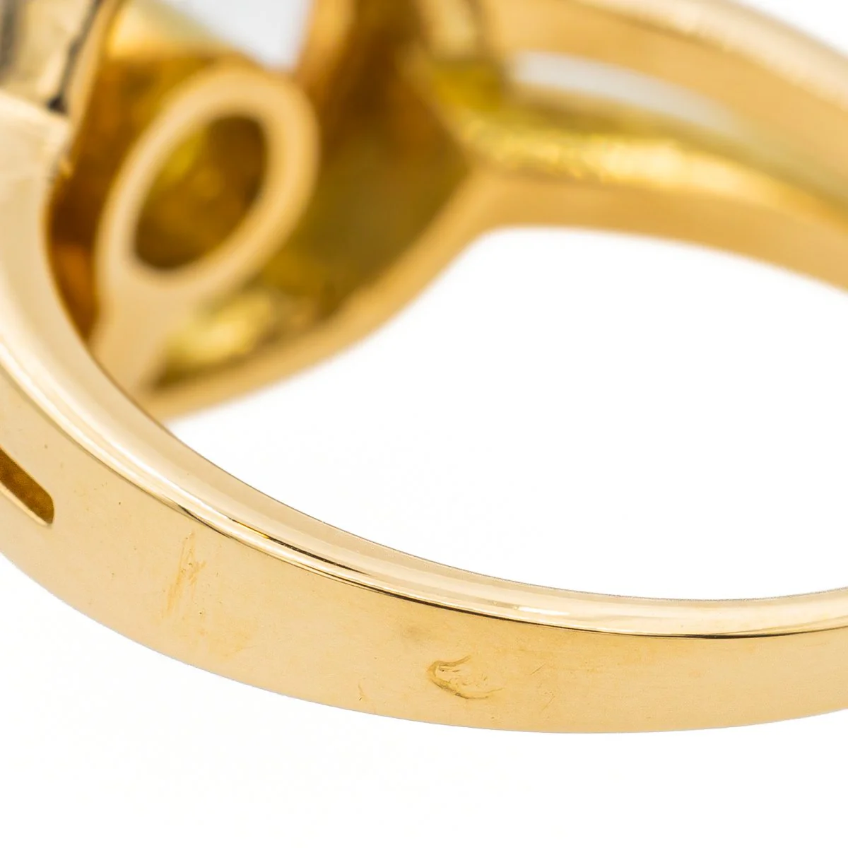 Bague en or jaune et diamants - Image 7