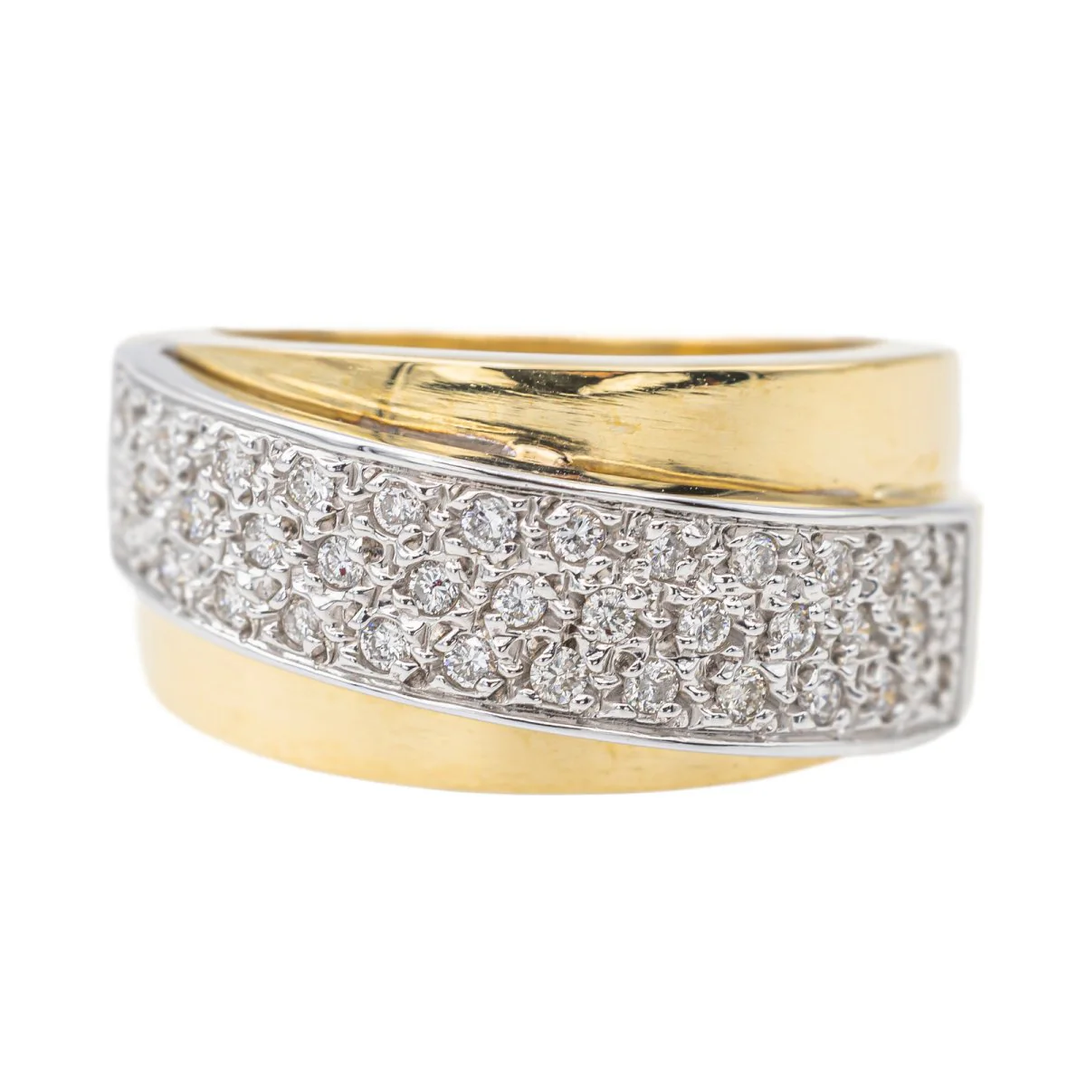 Bague Or jaune  Diamant