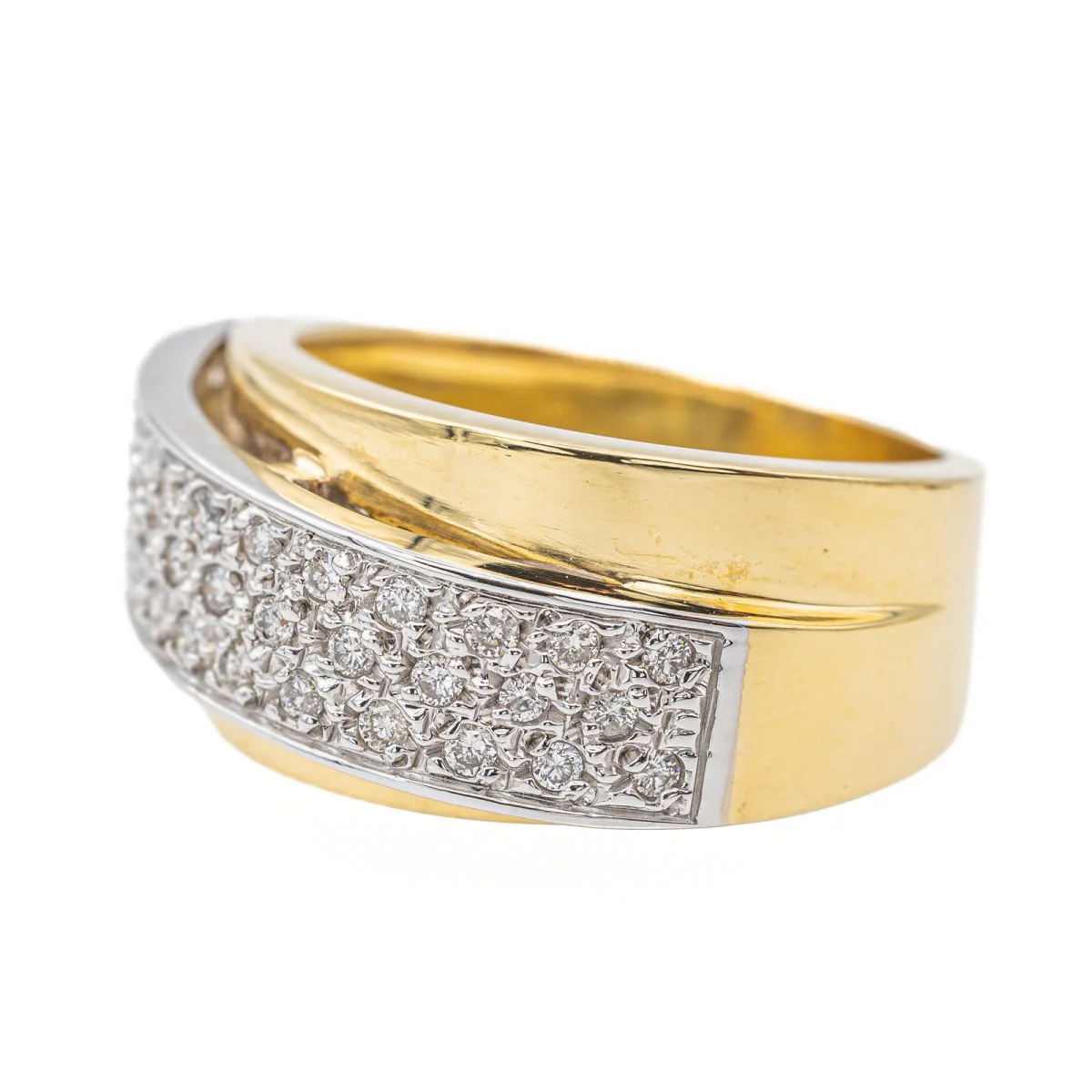 Bague Or jaune  Diamant - Image 3