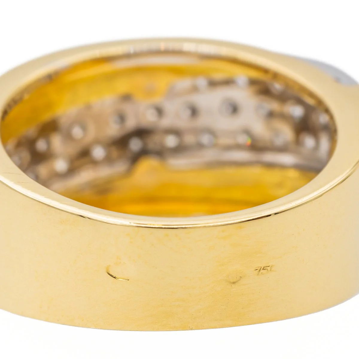 Bague Or jaune  Diamant - Image 6