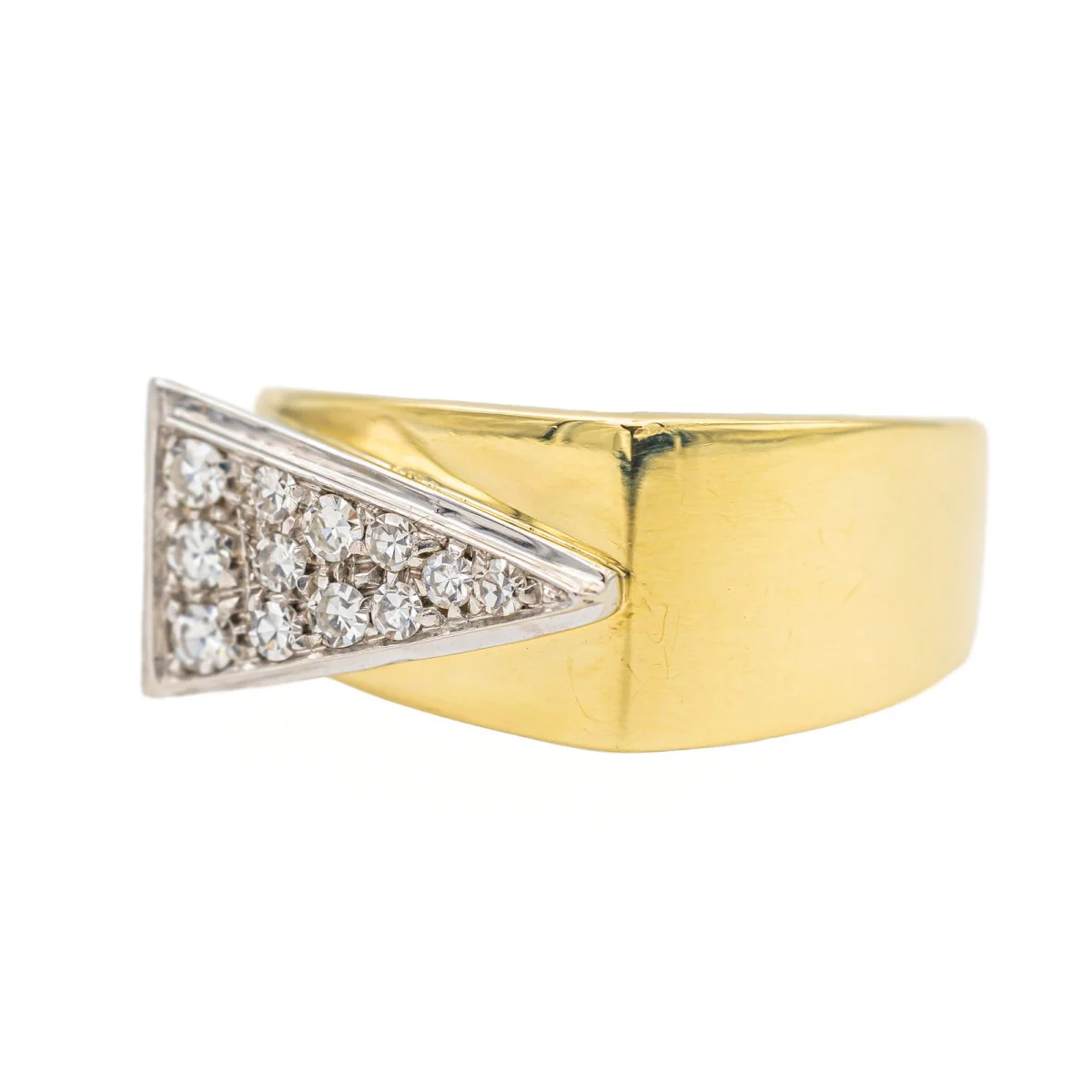 Bague Or jaune Diamant - Image 3