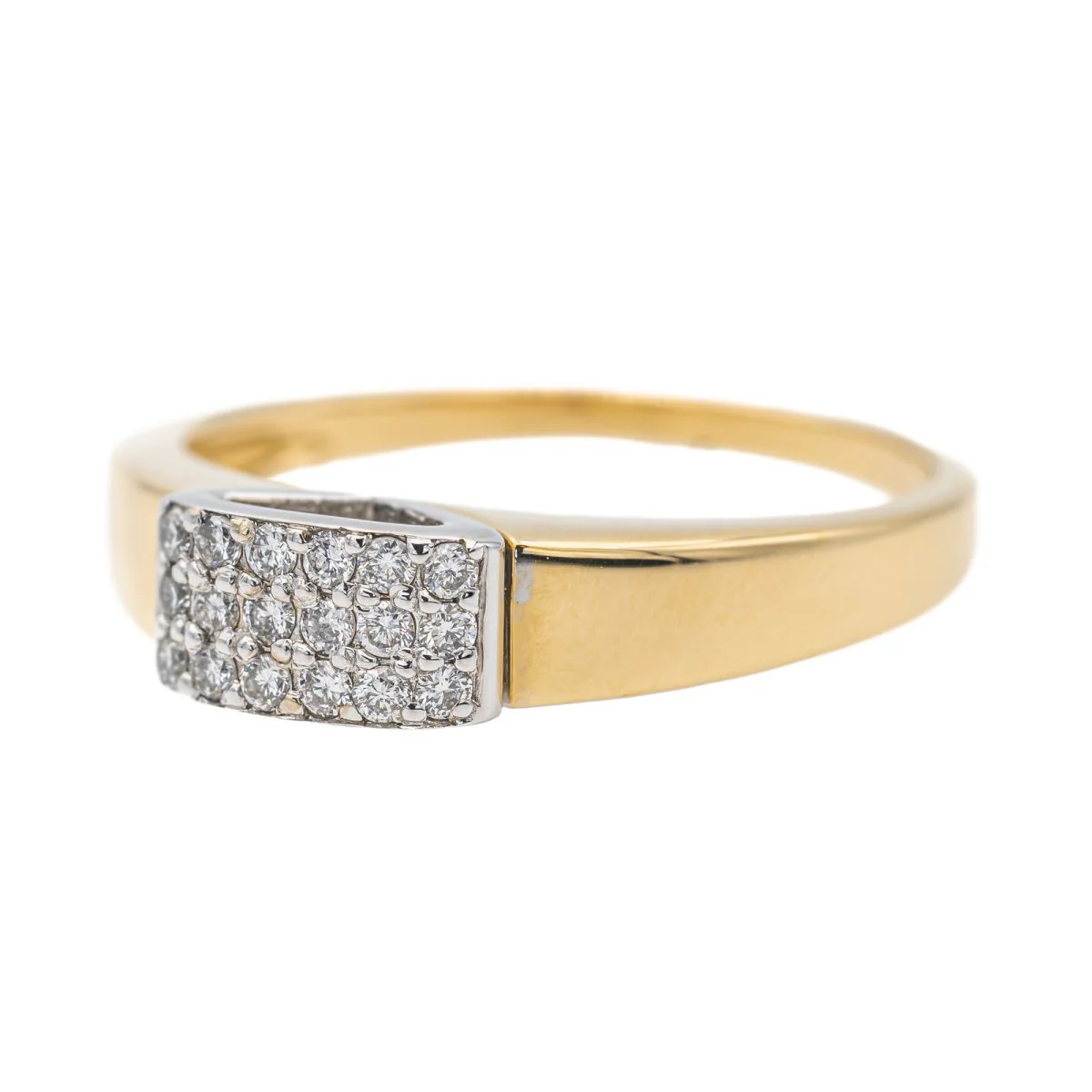 Bague Or jaune Diamant - Image 3