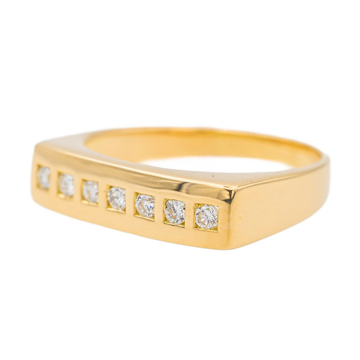 Bague Or jaune Diamant - Image 3