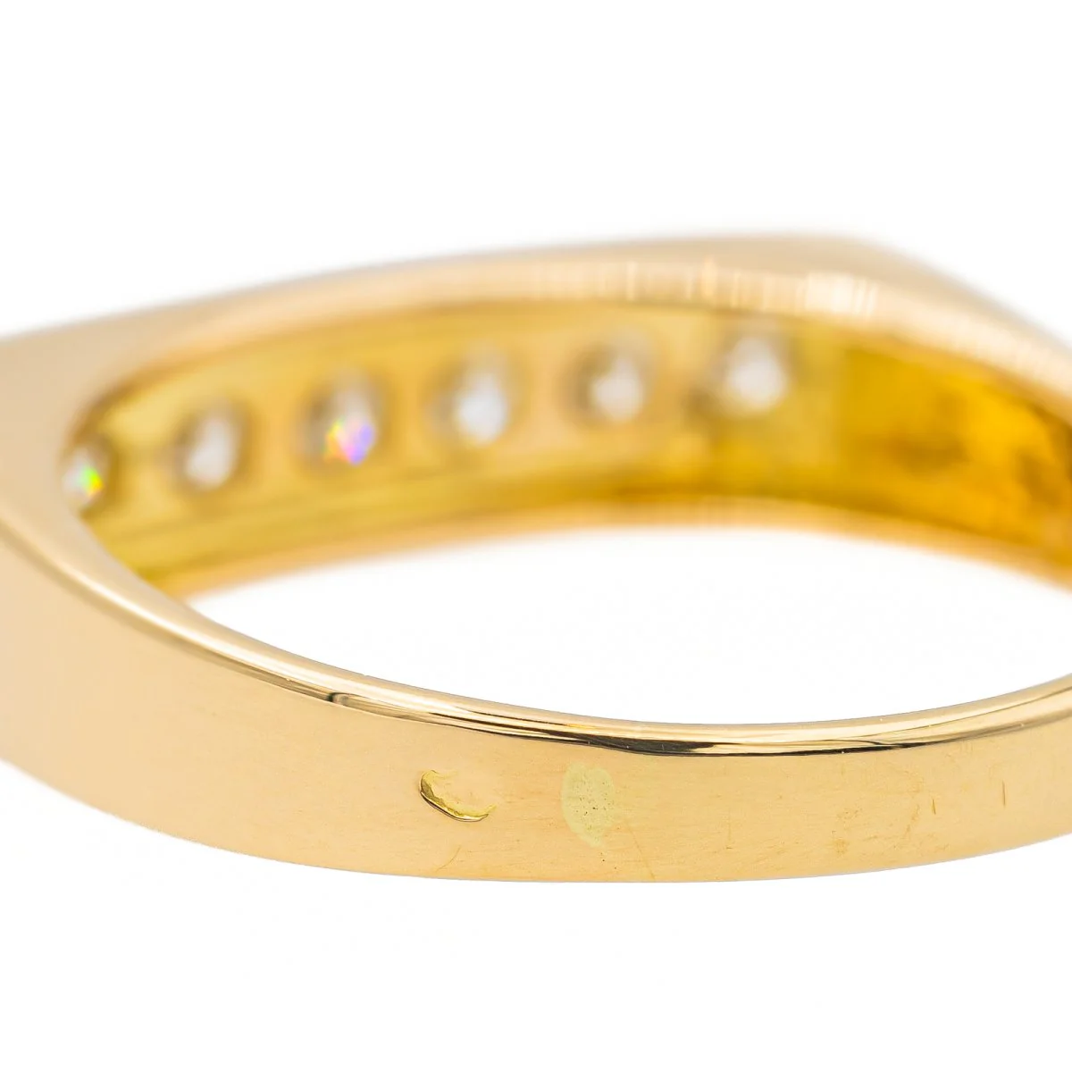 Bague Or jaune Diamant - Image 6