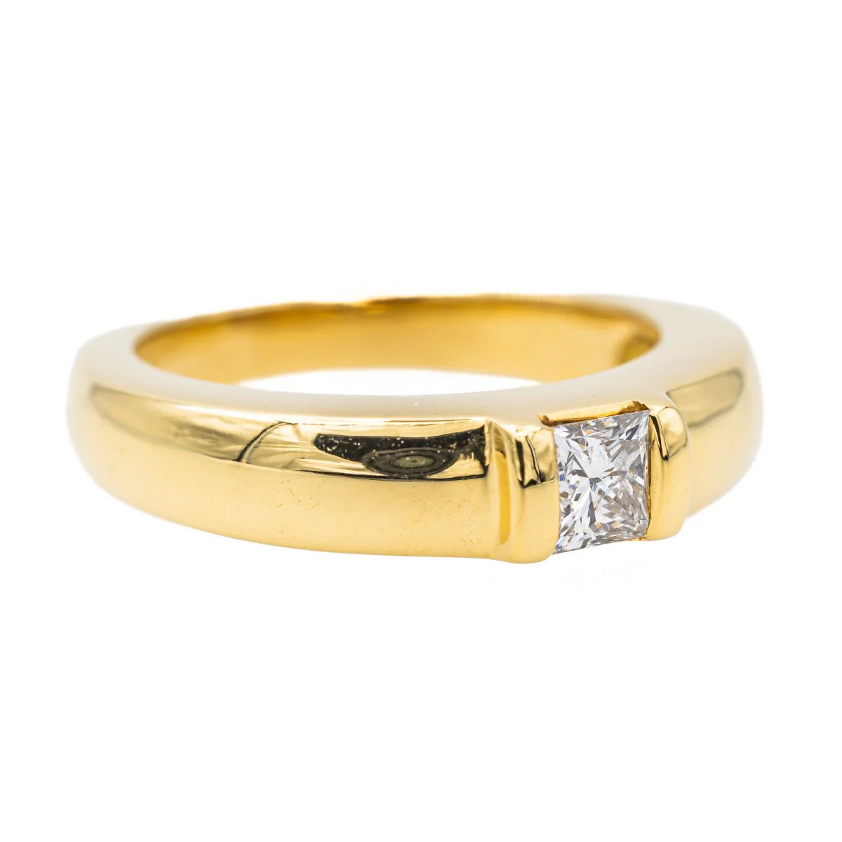 Bague Or jaune Diamant - Image 5