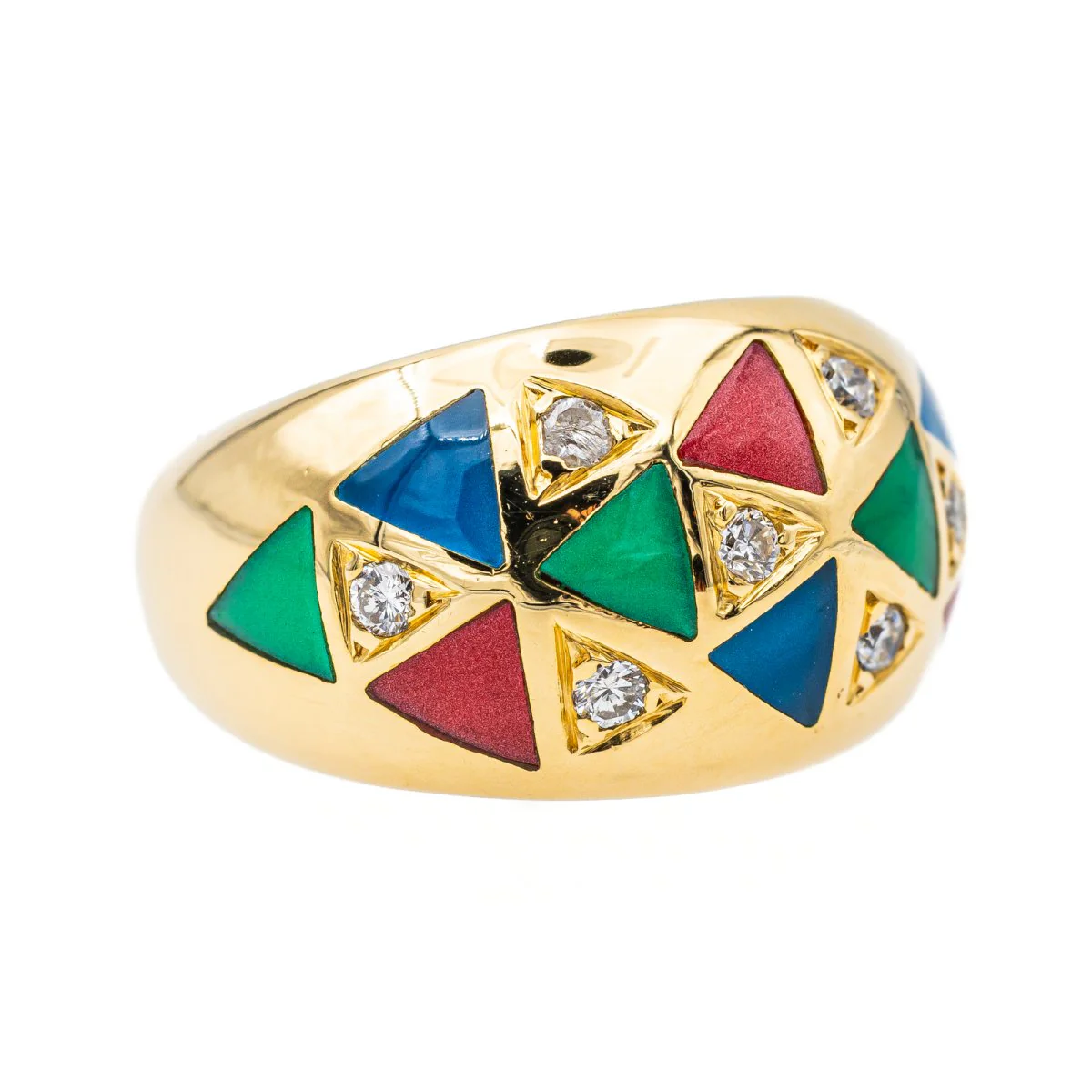 Bague Or jaune Diamant - Image 6