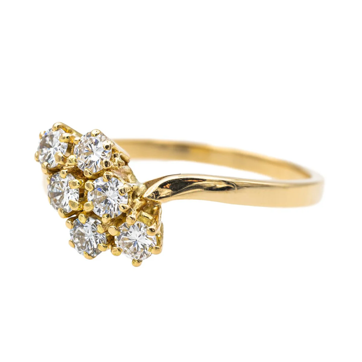 Bague Or jaune Diamant - Image 3