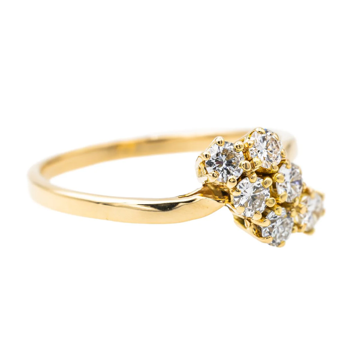 Bague Or jaune Diamant - Image 5