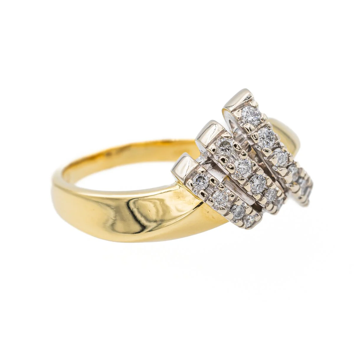 Bague Or jaune Diamant - Image 6