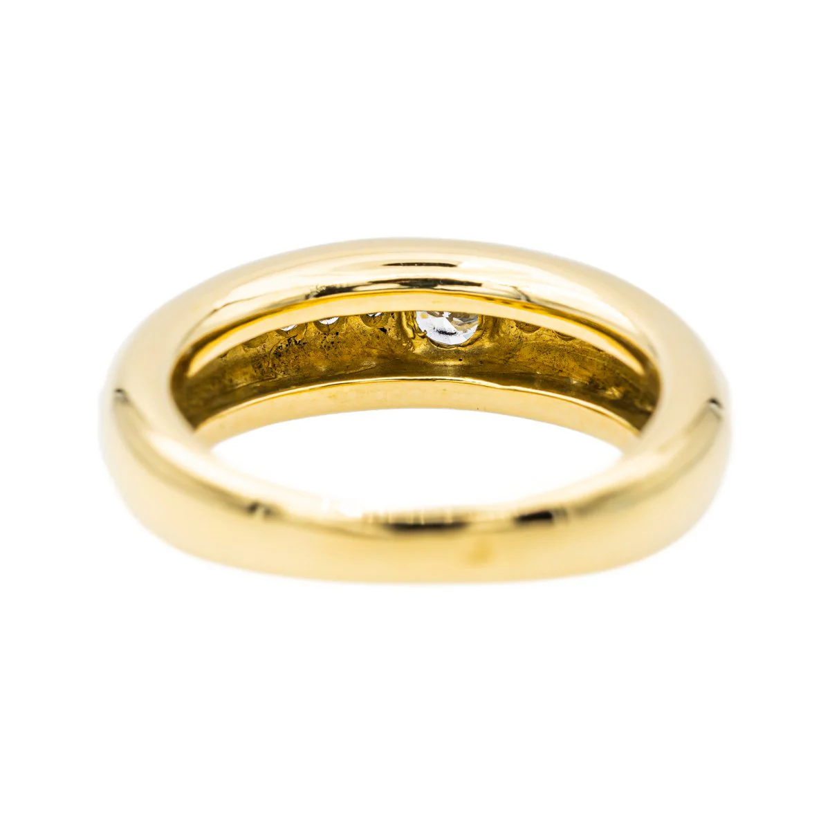 Bague Or jaune Diamant - Image 5