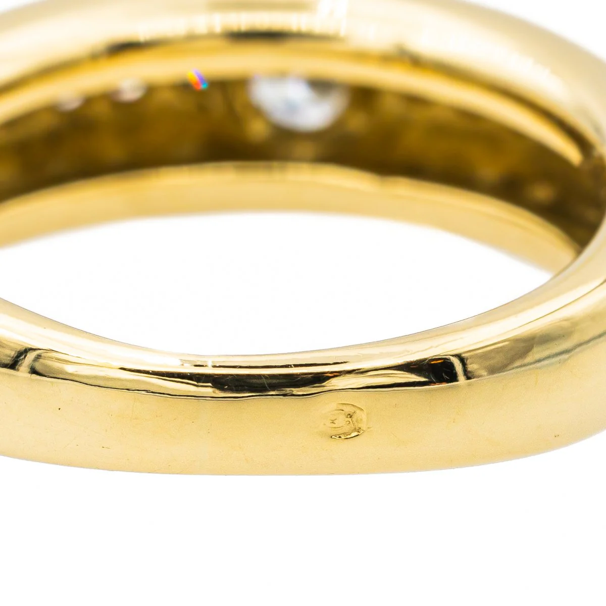 Bague Or jaune Diamant - Image 7