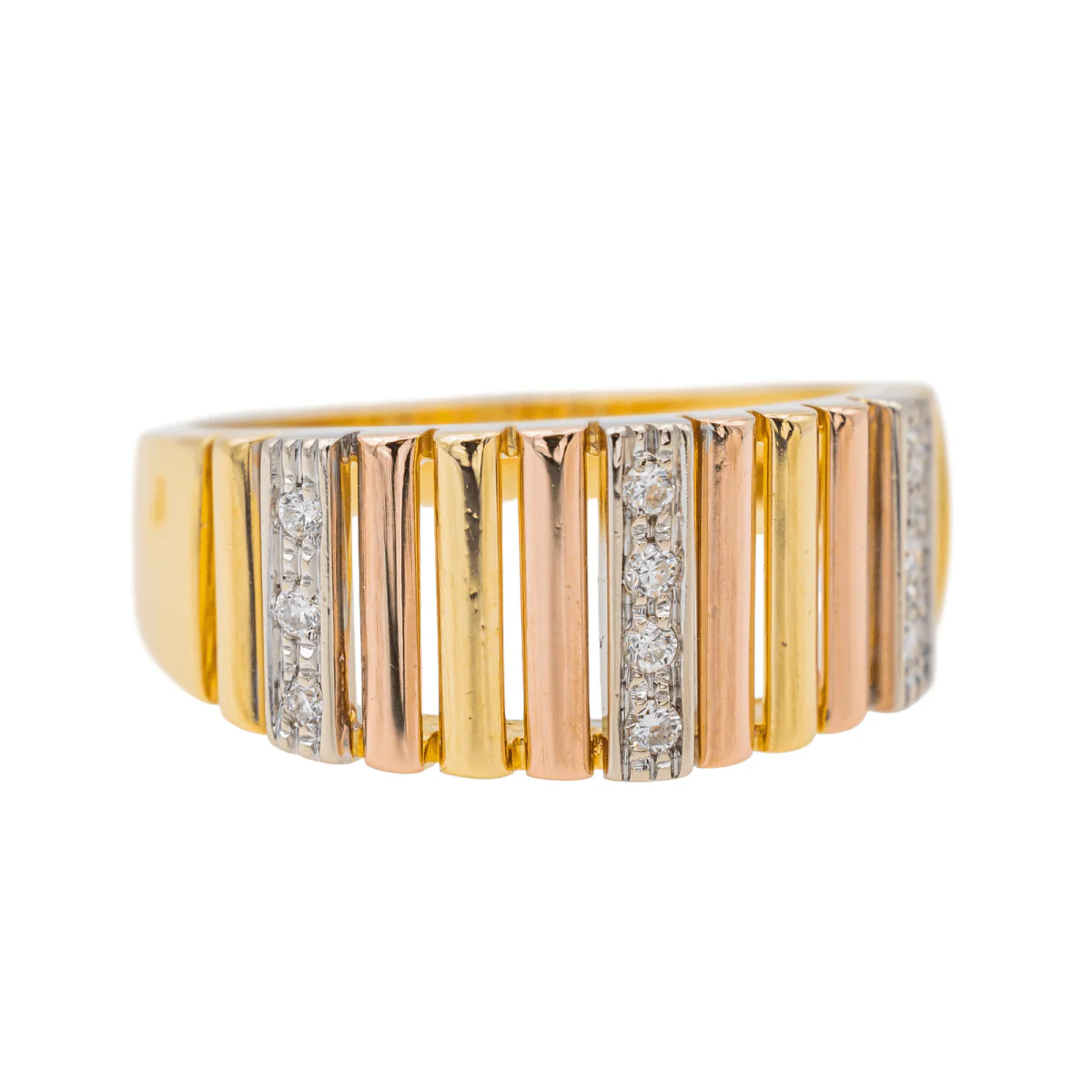 Bague Or jaune Diamant - Image 6