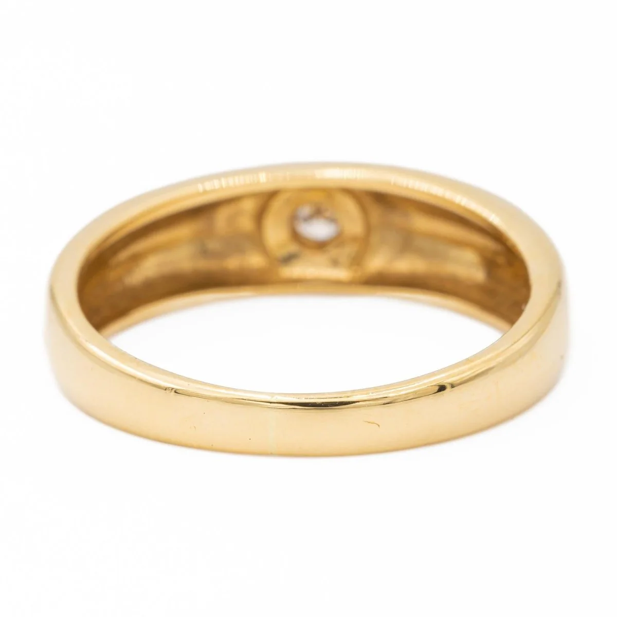 Bague Or jaune  Diamant - Image 6