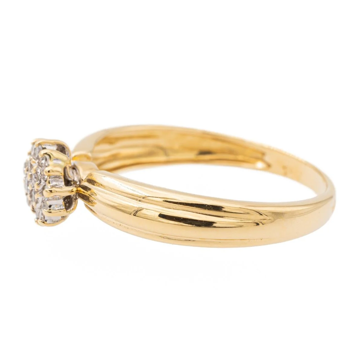 Bague or jaune  Diamant - Image 4