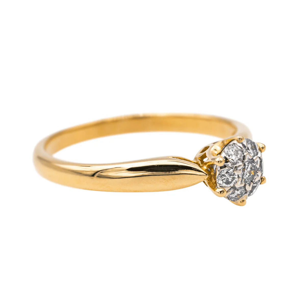 Bague Or jaune Diamant - Image 6