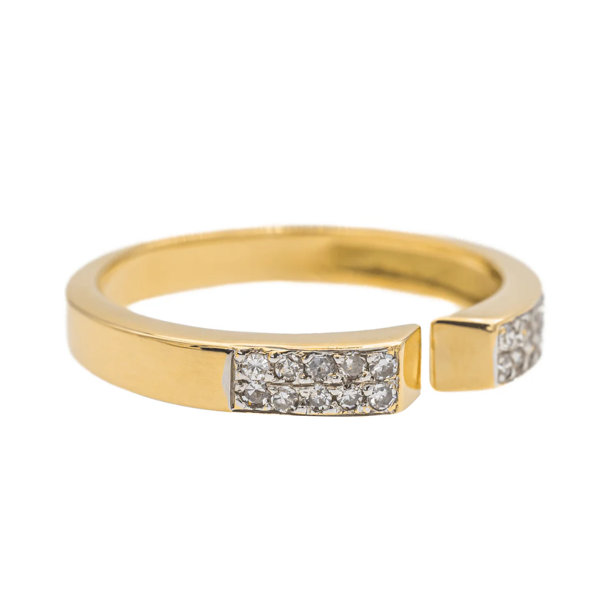 Bague Or jaune Diamant - Image 7
