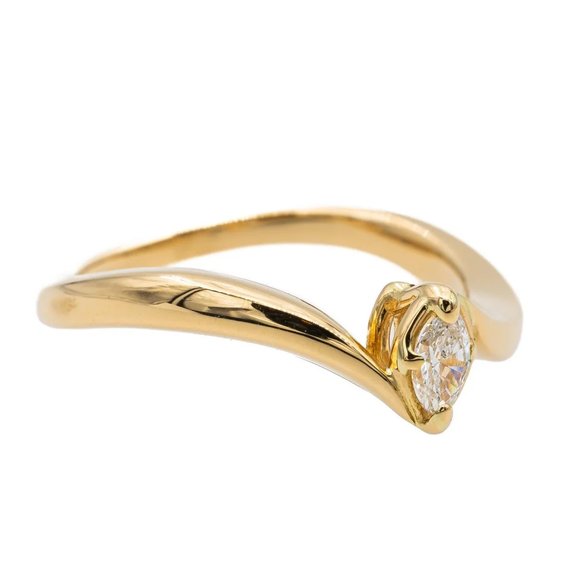 Bague Or jaune Diamant - Image 7