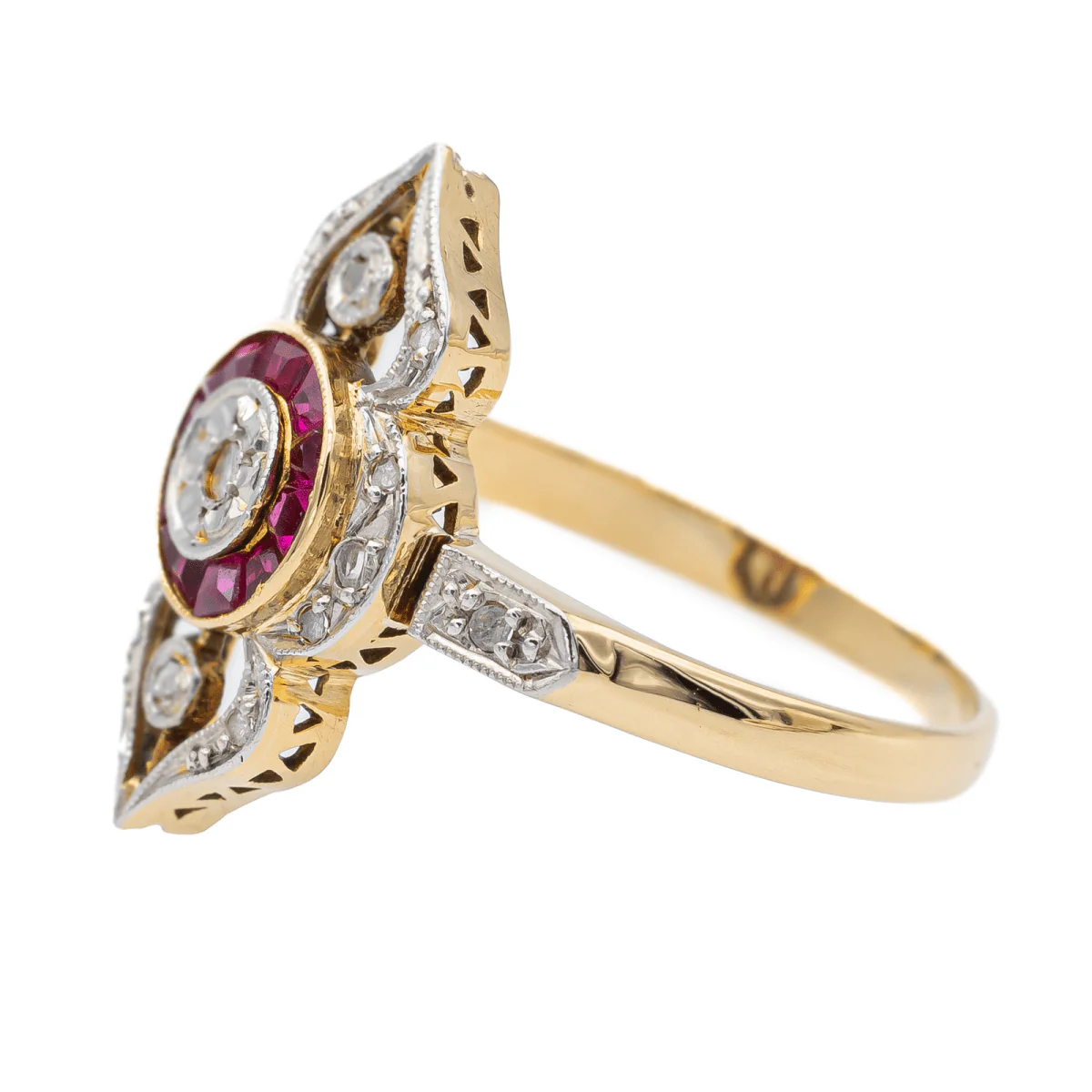 Bague Or jaune Diamant - Image 4