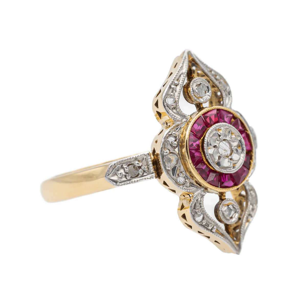 Bague Or jaune Diamant - Image 7