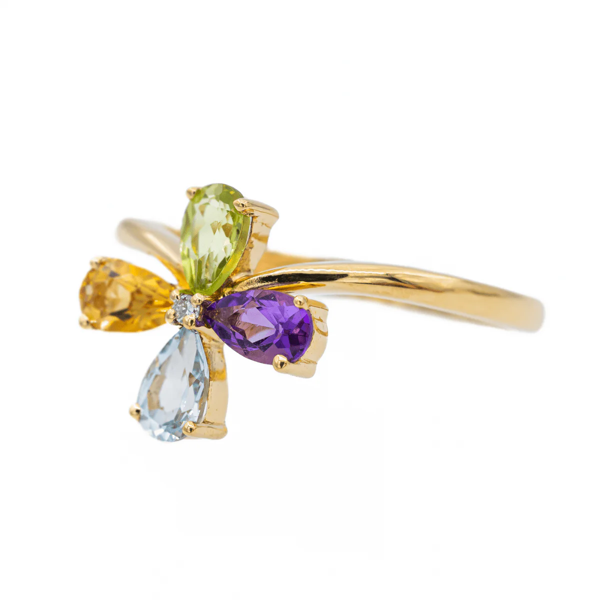 Bague Or jaune Diamant - Image 3