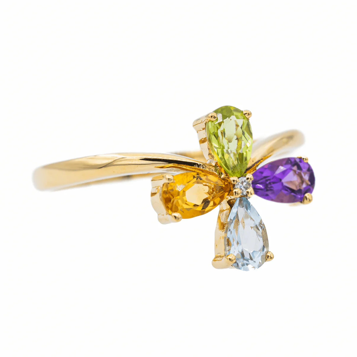 Bague Or jaune Diamant - Image 7