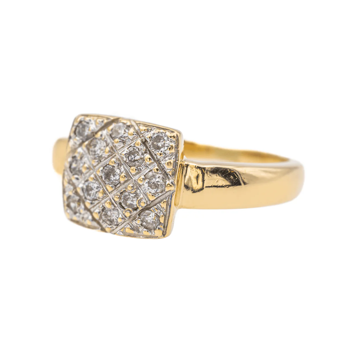 Bague Or jaune Diamant - Image 3