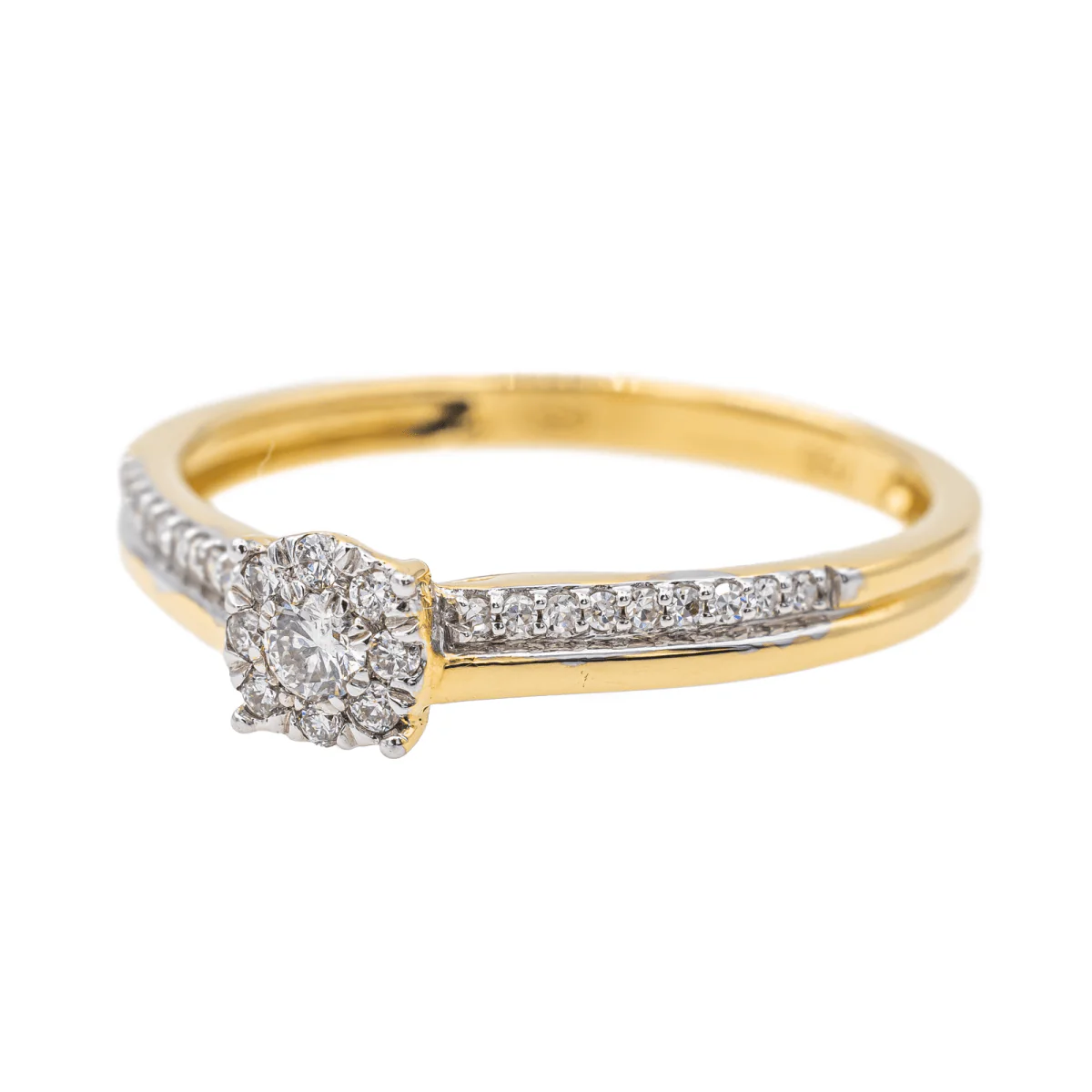 Bague Or jaune Diamant - Image 3
