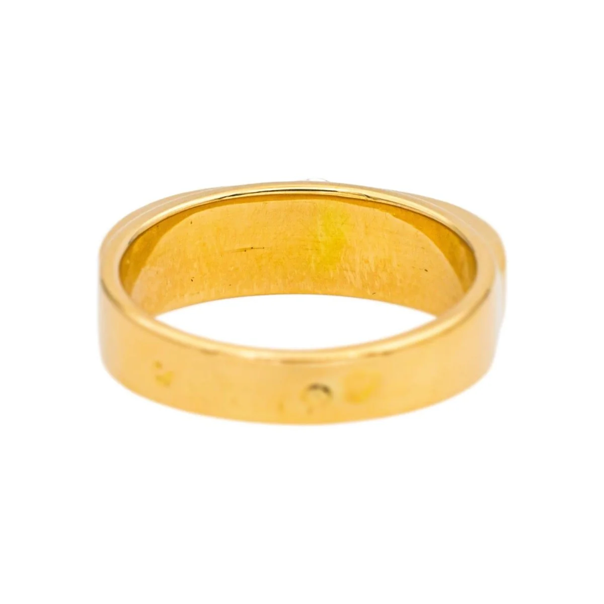 Bague en or jaune et diamants - Image 5