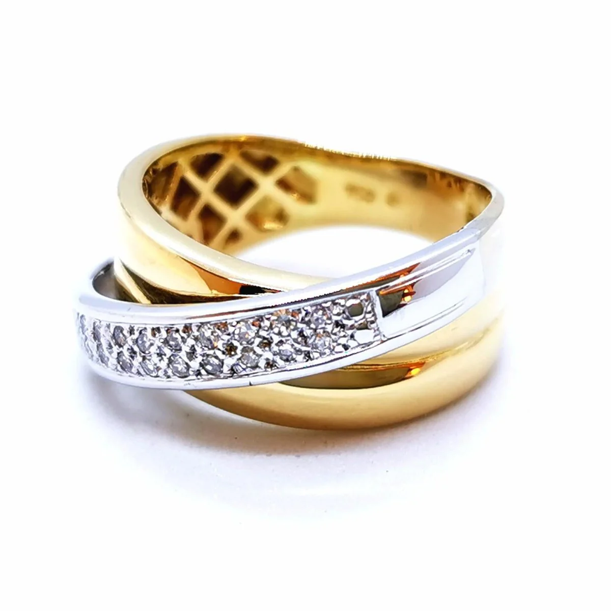 Bague Or jaune Diamant - Image 3