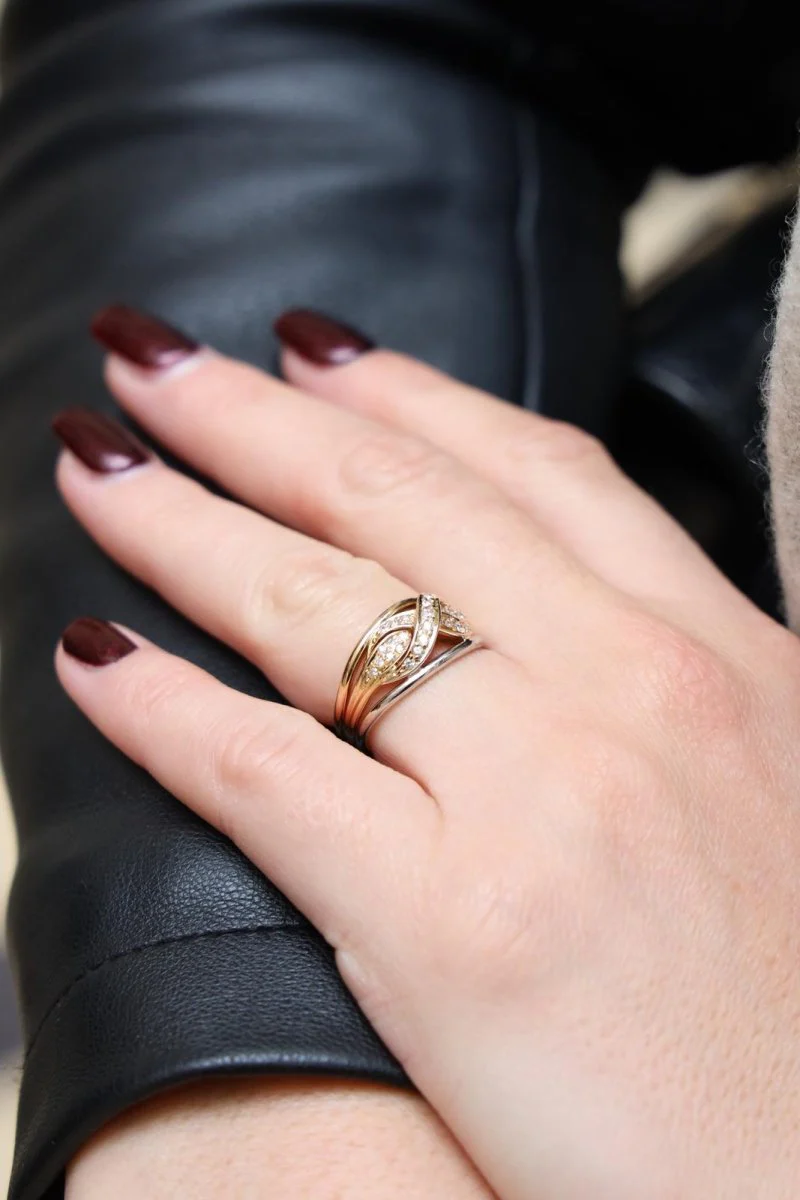 Bague Or jaune Diamant - Image 2