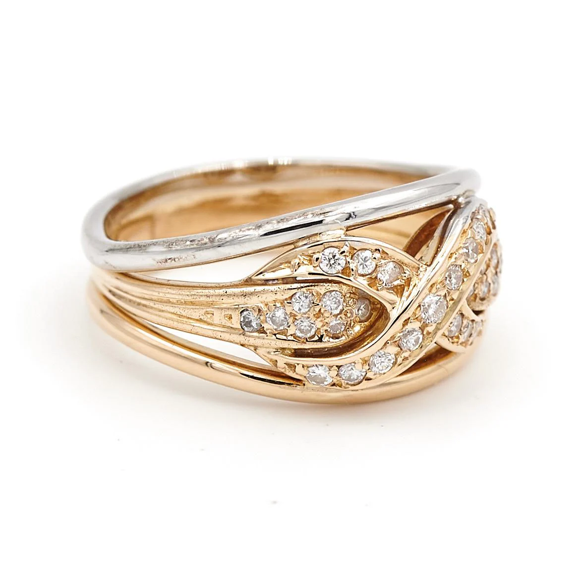 Bague Or jaune Diamant - Image 4