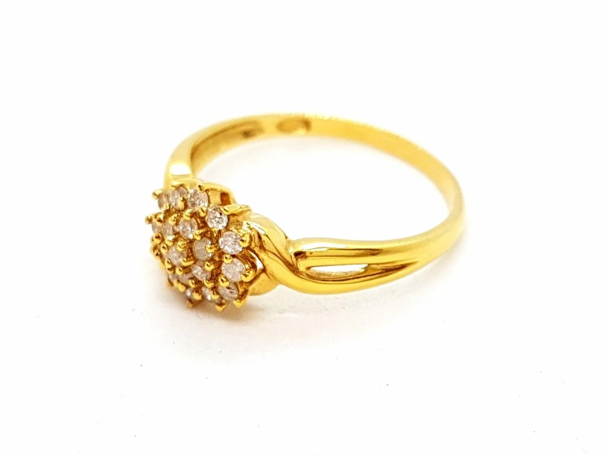 Bague Or jaune Diamant - Image 11