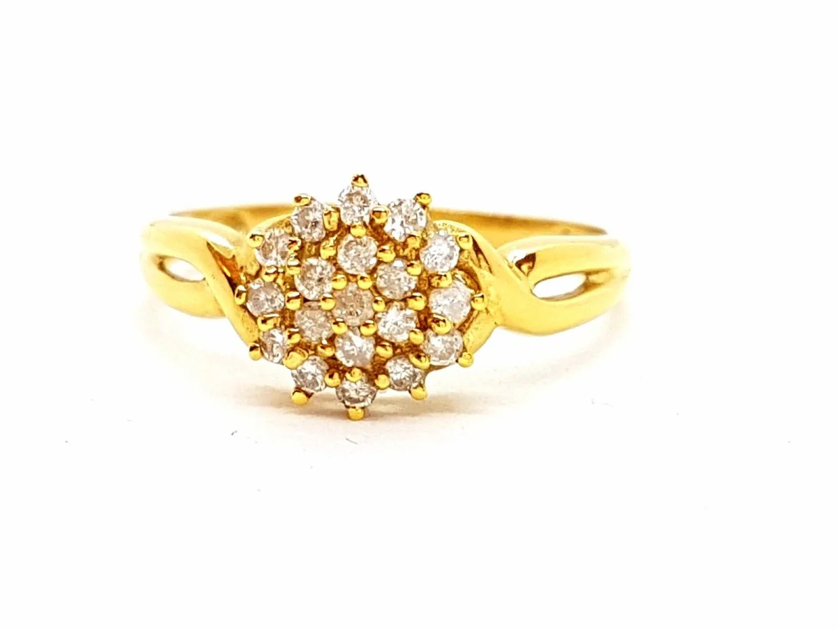 Bague Or jaune Diamant - Image 13