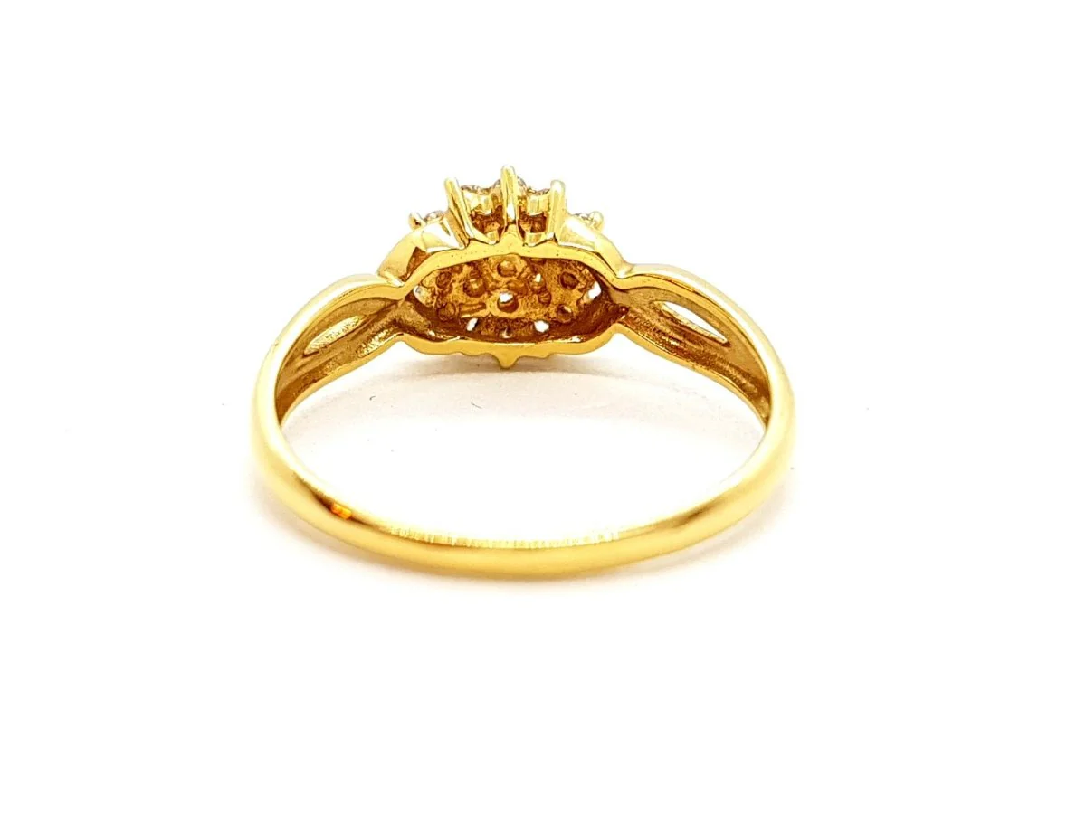 Bague Or jaune Diamant - Image 9