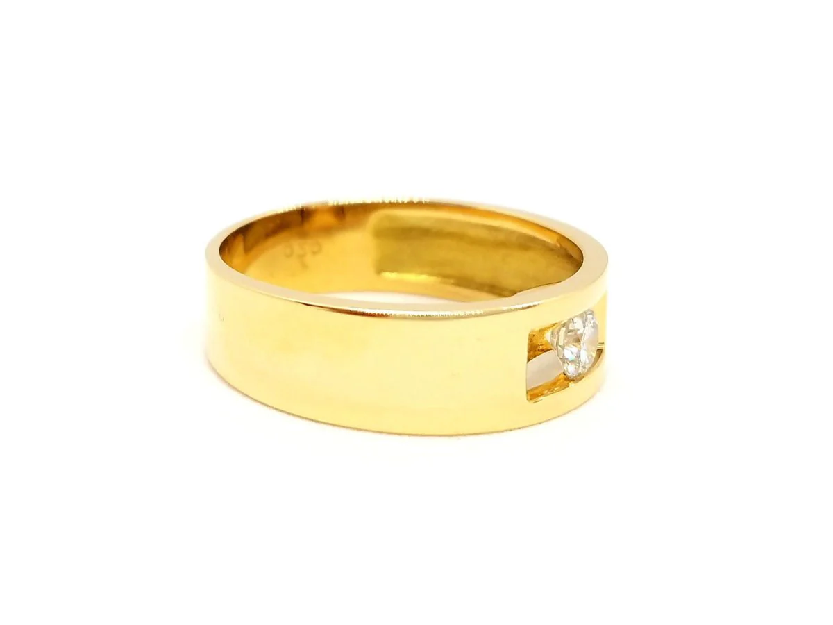 Bague Or jaune Diamant - Image 6