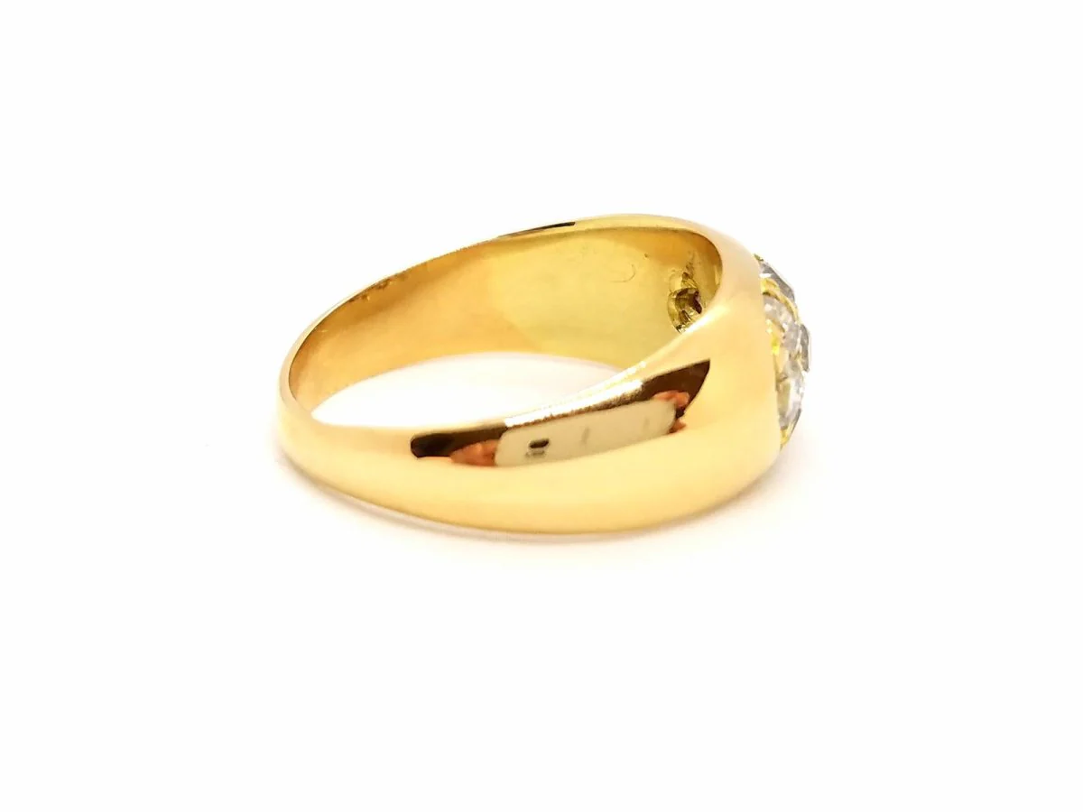 Bague Or jaune Diamant - Image 13