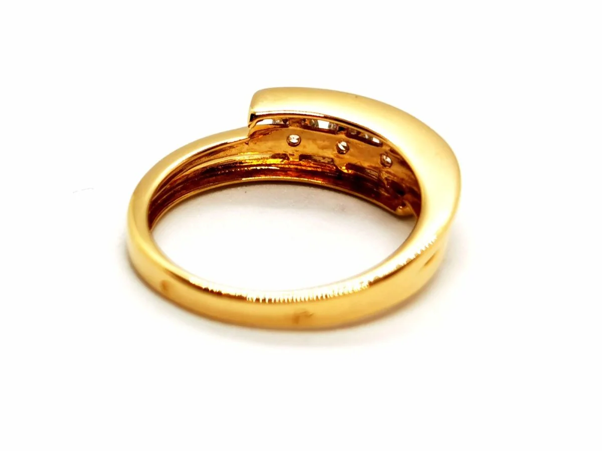 Bague Or jaune Diamant - Image 6