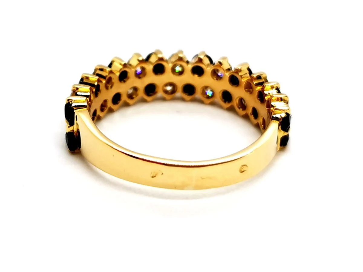 Bague Or jaune Diamant - Image 5