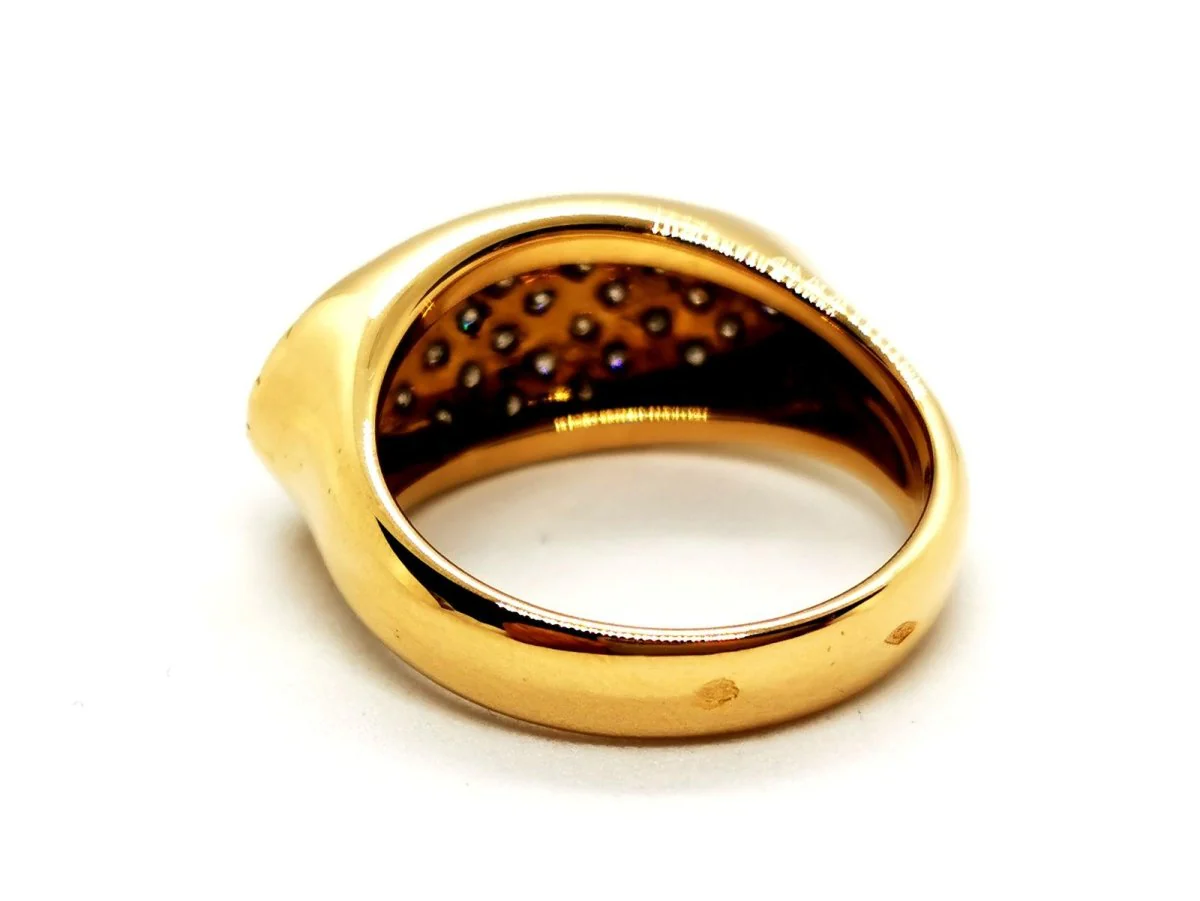 Bague Or jaune Diamant - Image 4