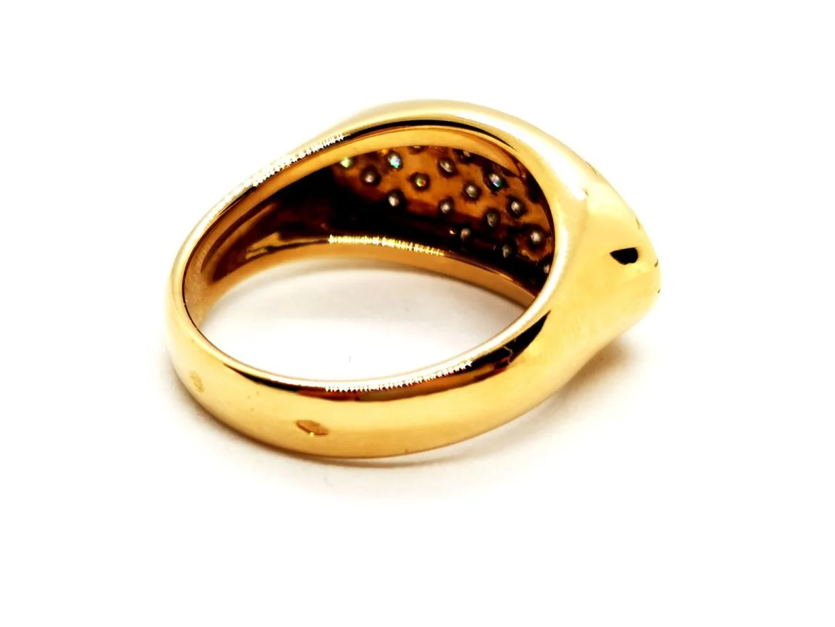 Bague Or jaune Diamant - Image 5