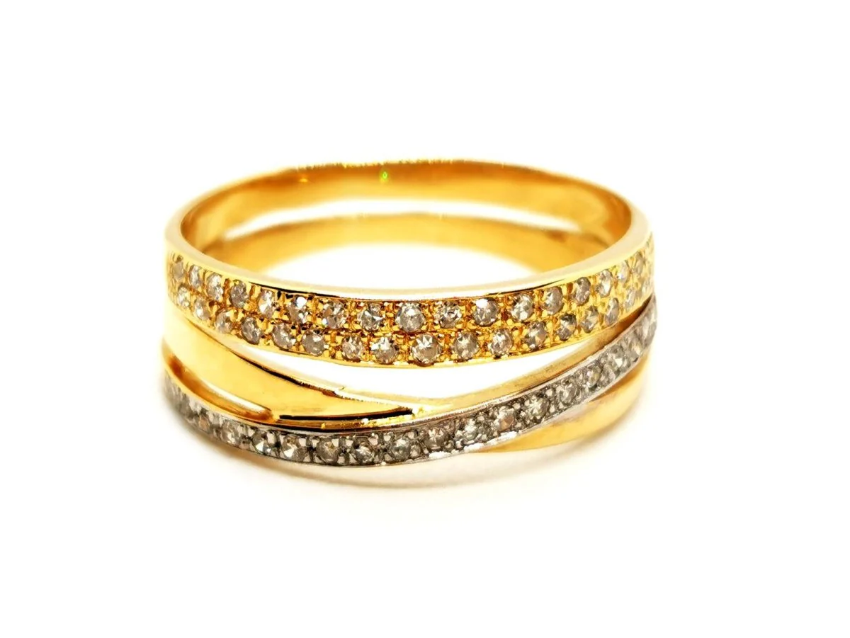 Bague Or jaune Diamant - Image 3