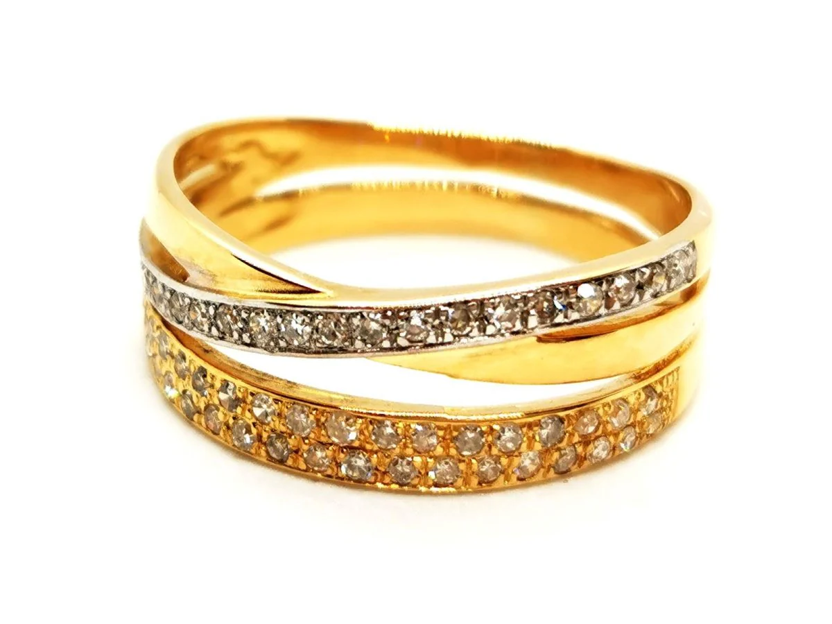 Bague Or jaune Diamant - Image 5