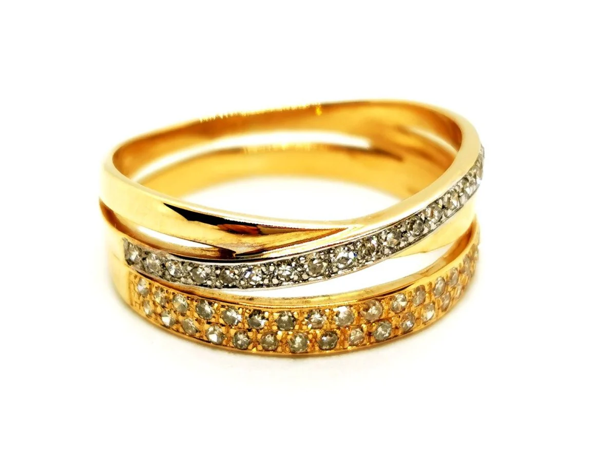 Bague Or jaune Diamant - Image 9