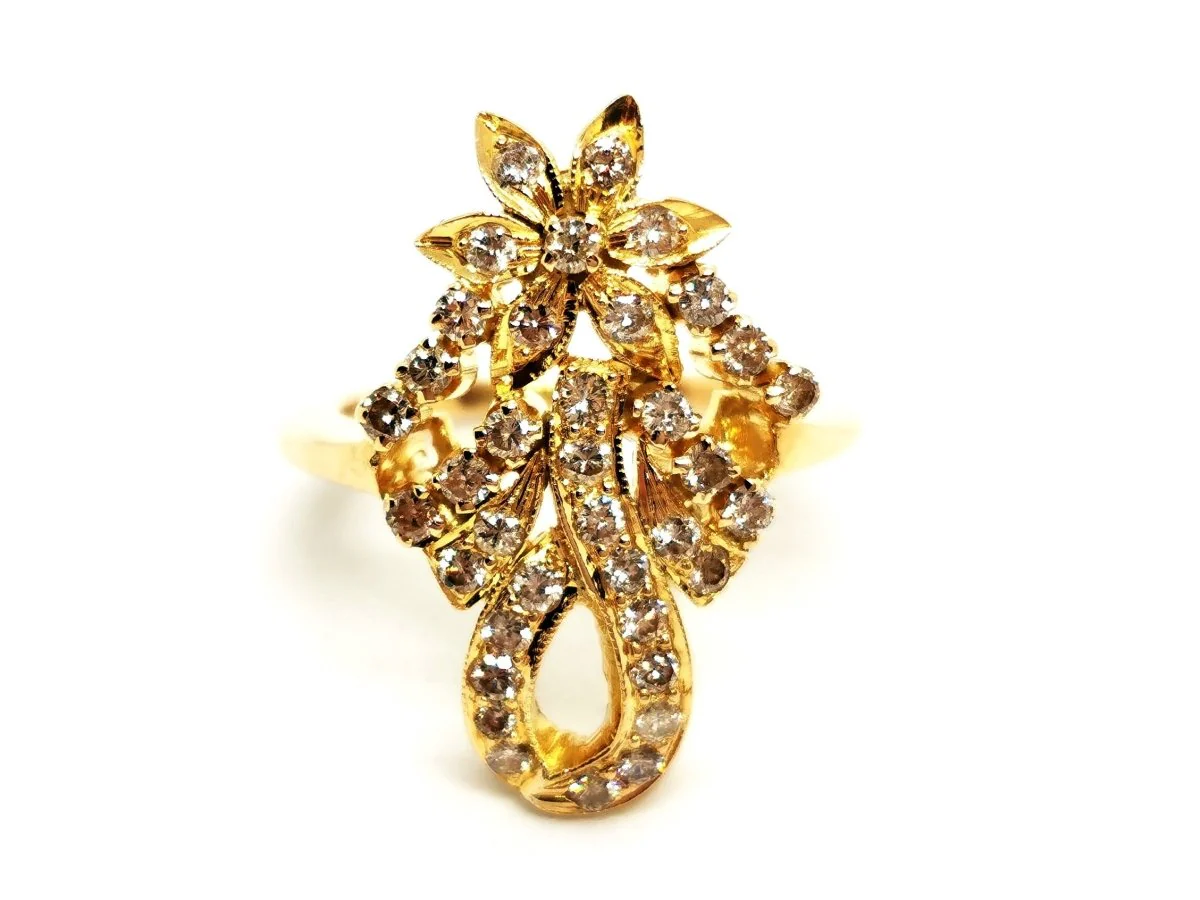 Bague Or jaune Diamant - Image 3