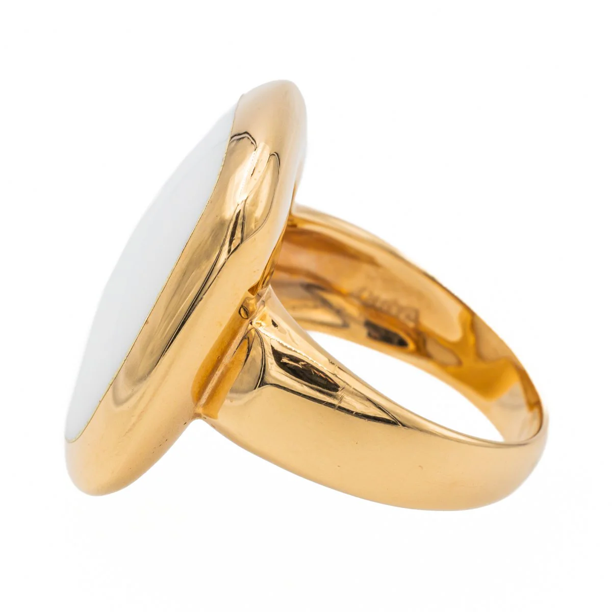 Bague Or jaune Email - Image 4