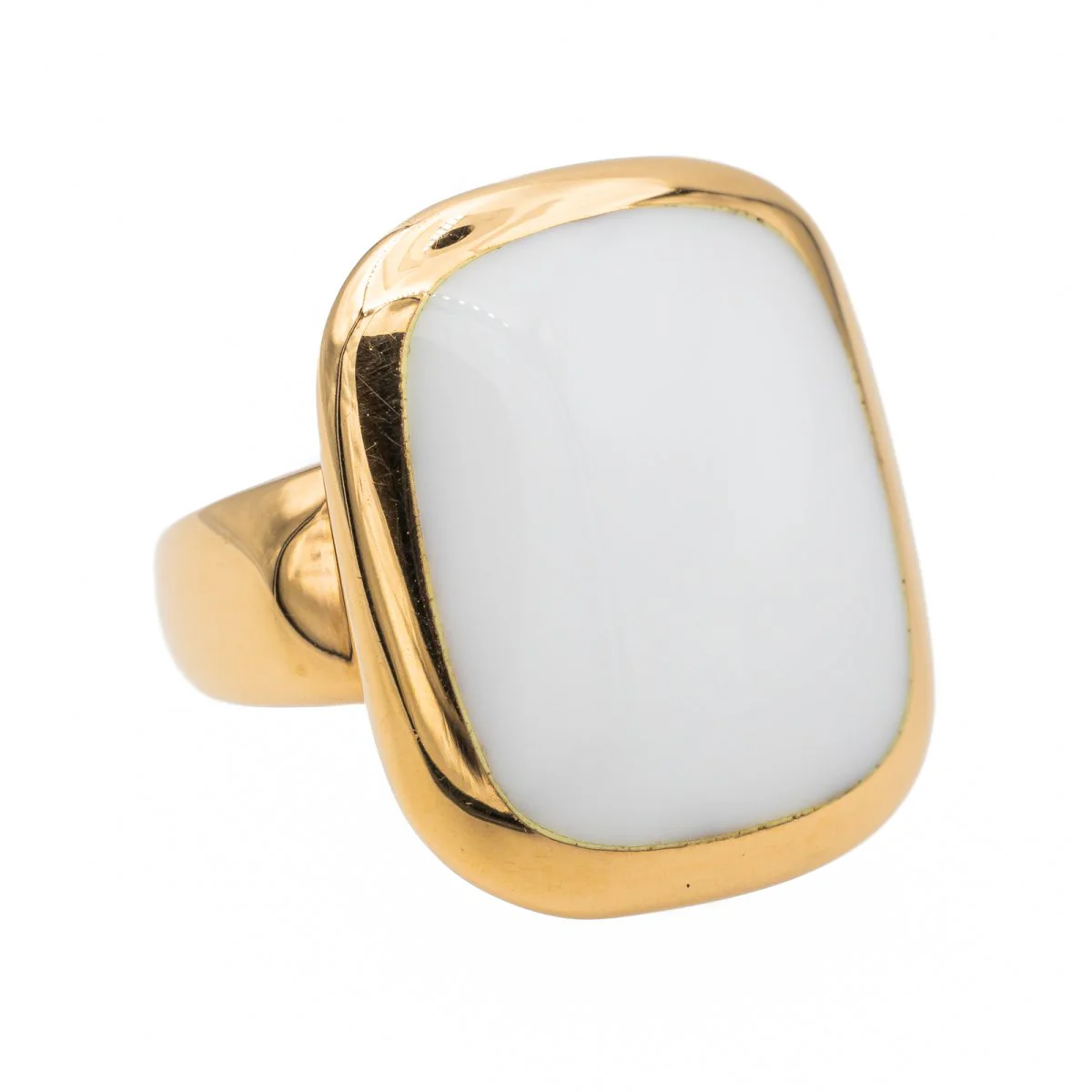 Bague Or jaune Email - Image 7