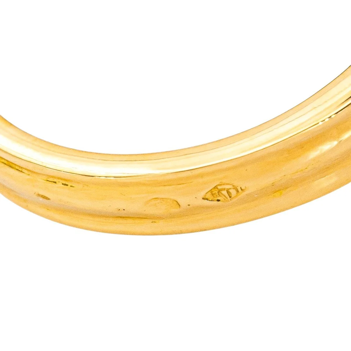 Bague Cocktail en or jaune, émeraude et diamants - Image 6